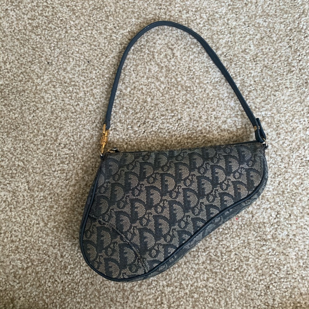 Vintage Dior Saddle Bag